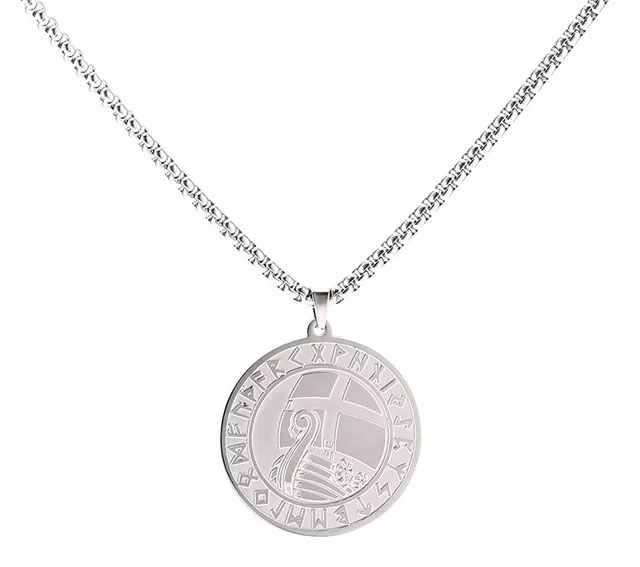 Varia Design Nordic Viking Boat Necklace
