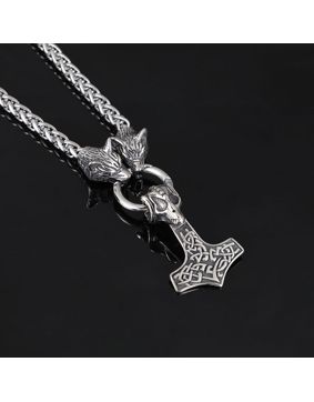 Varia Design Skull Hammer Necklace