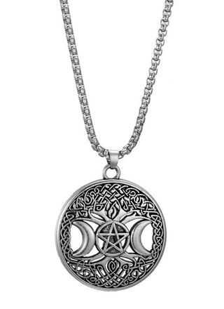 Varia Design Triple Moon Necklace Silver