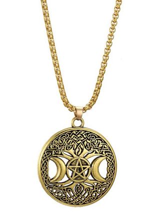 Varia Design Triple Moon Necklace Gold