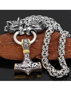 Varia Design Valhalla Necklace Silver-Gold