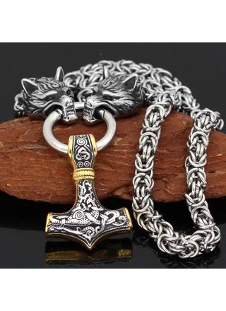 Varia Design Valhalla Necklace Silver-Gold