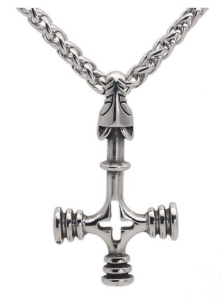 Varia Design Wolf Cross Necklace