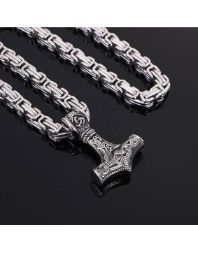 Varia Design Wolf Giant Thor Necklace Silver