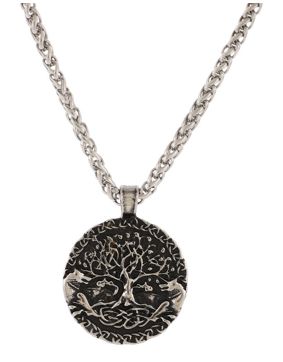 Varia Design Yggdrasil Wolves Necklace