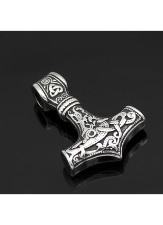 Varia Design Thor's Hammer Necklace Silver-Silver