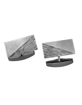 Lempikoru Force patinated silver cufflinks 48 504 00 000