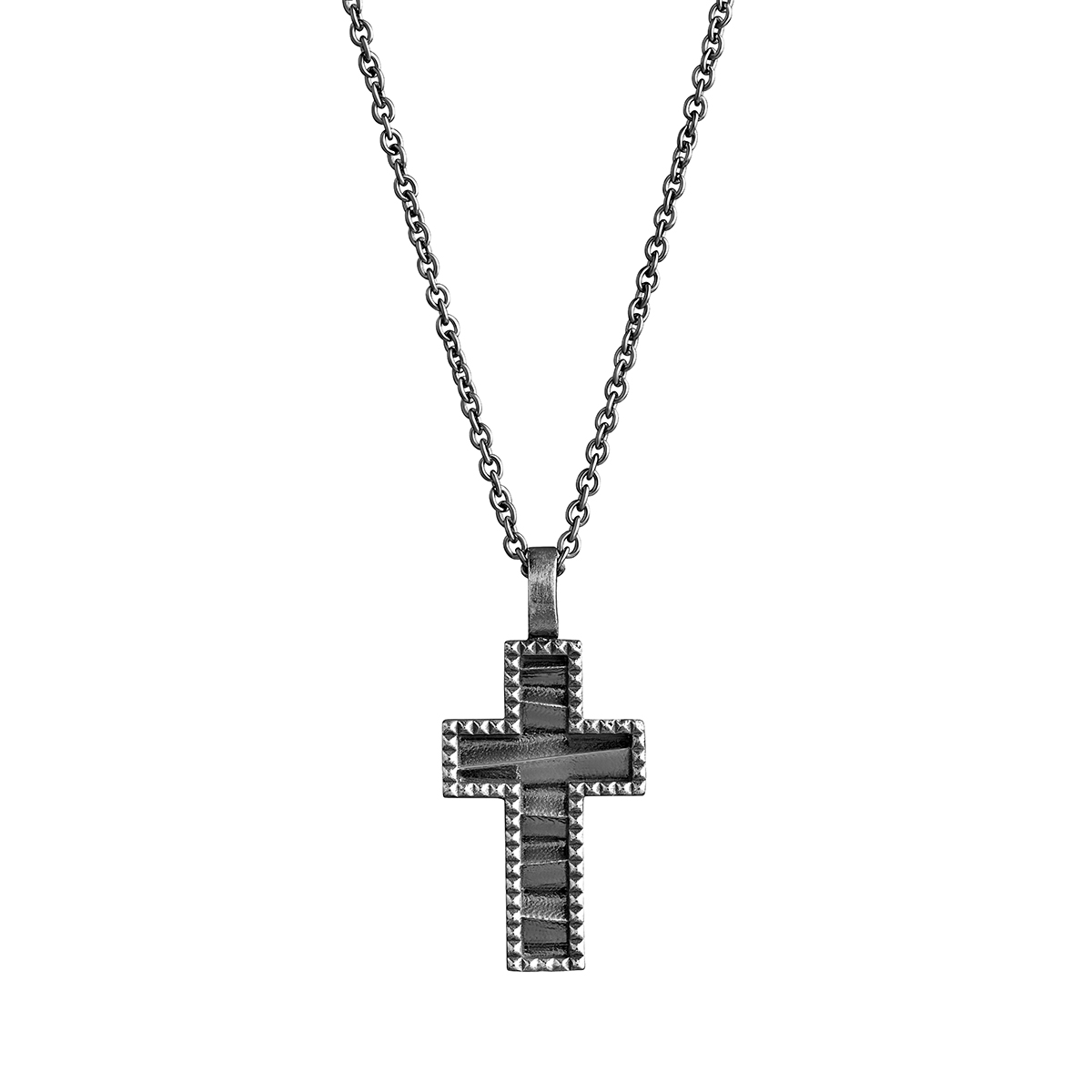Lempikoru Rock silver cross necklace 49 513 00 500