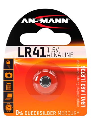 Ansmann alkaline button battery LR41 1.5V  