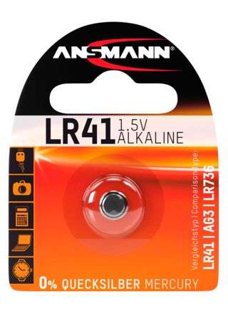 Ansmann alkaline button battery LR41 1.5V