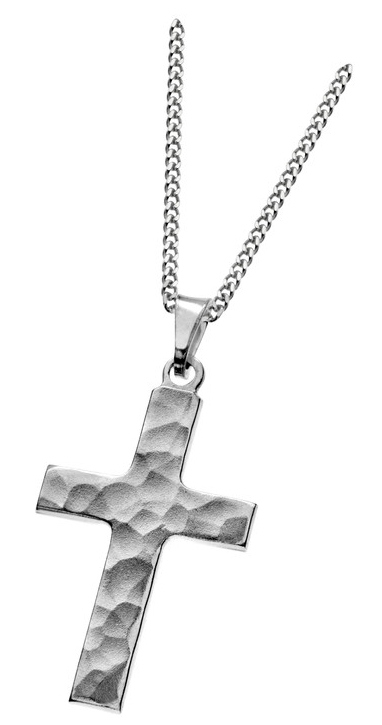 Saurum silver cross necklace 502300000