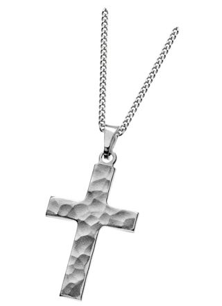 Saurum silver cross necklace 502300000