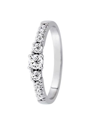 Festive Aurora 14-505-033-VK-HSI1 side-stone diamond ring