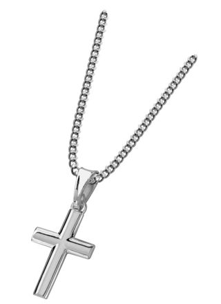 Saurum silver cross necklace 505200000