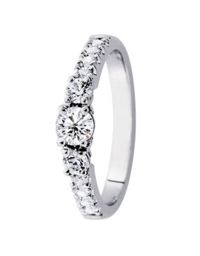 Festive Aurora 506-066-VK side-stone diamond ring