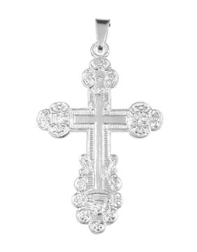 Saurum silver cross necklace 506000000
