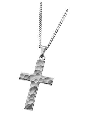 Saurum silver cross necklace 506300000