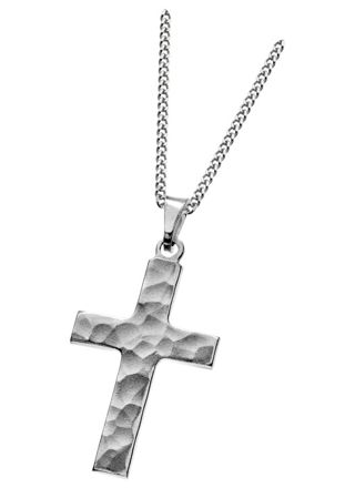 Saurum silver cross necklace 506300000