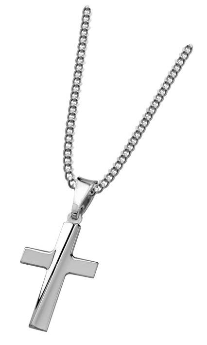 Saurum silver cross necklace 507200000