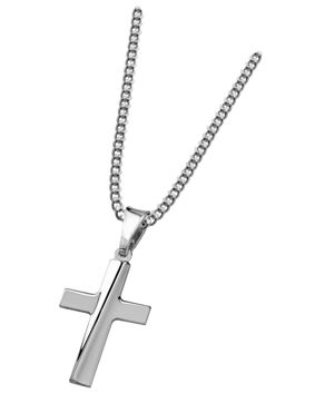 Saurum silver cross necklace 507200000