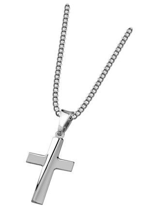 Saurum silver cross necklace 507200000