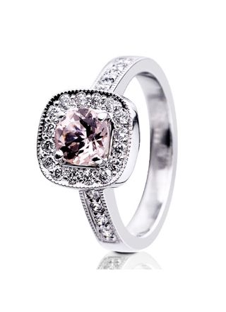 Festive Carolina 14-514-126M-VK-HSI1 halo-diamond ring