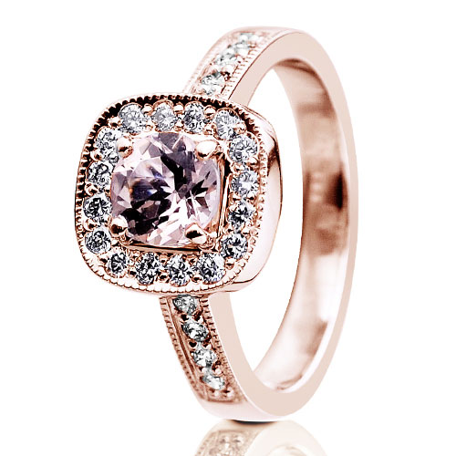 Festive Carolina 514-126M-PK halo-diamond ring