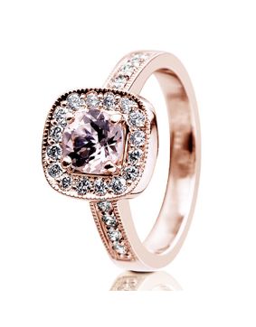 Festive Carolina 514-126M-PK halo-diamond ring