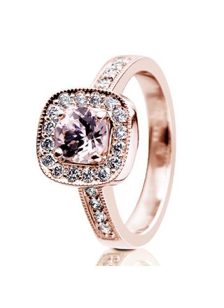 Festive Carolina 14-514-126M-PK-HSI1 halo-diamond ring