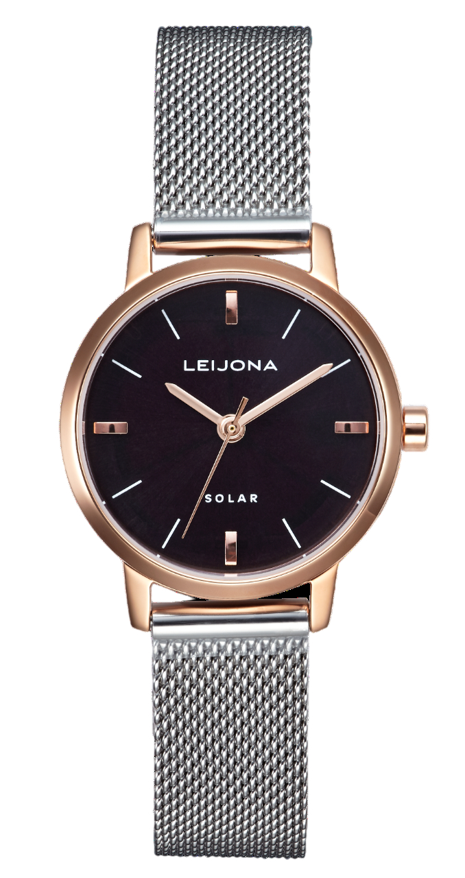 Leijona Eira Solar 26 Rose Gold & Steel 5170-4691