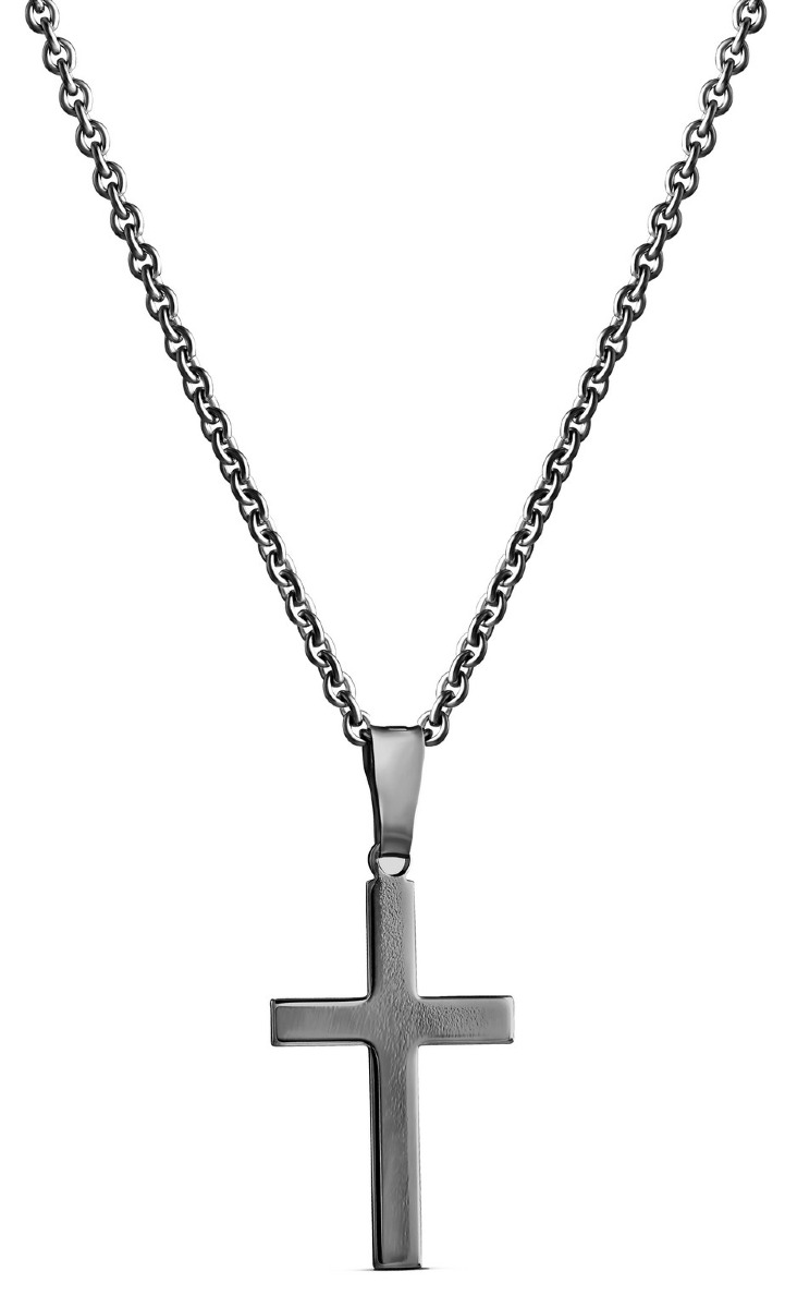 Top Gold silver cross pendant gray 20 mm 42 5191 2500 