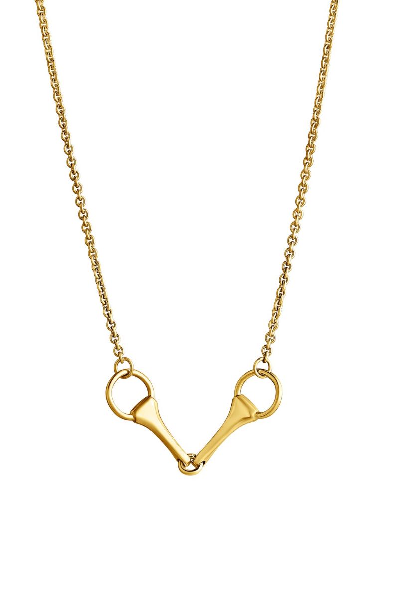 Lempikoru Ratsu gold-plated bit silver necklace 51 110 00 500