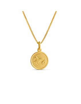 Top Gold gold-plated silver Capricorn zodiac pendant with chain 45cm 52 5701 0000