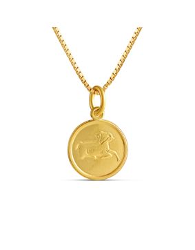 Top Gold gold-plated silver Aries zodiac pendant with chain 45cm 52 5704 0000
