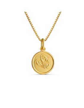 Top Gold gold-plated silver Cancer zodiac pendant with chain 45cm 52 5707 0000