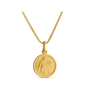 Top Gold gold-plated silver Virgo zodiac pendant with chain 45cm 52 5709 0000