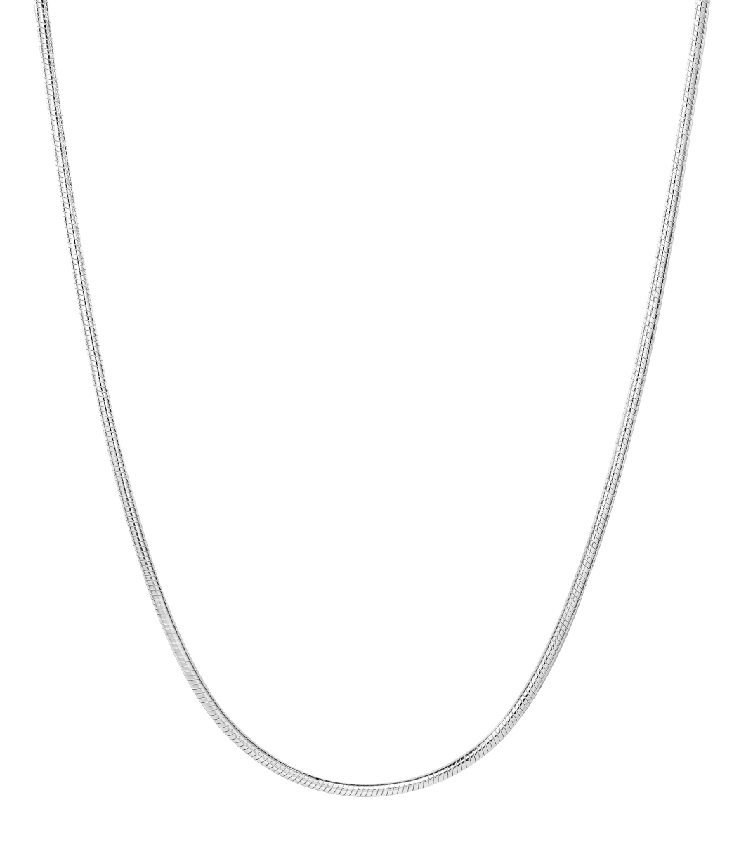 Lykka Basics snakechain silver 1 mm