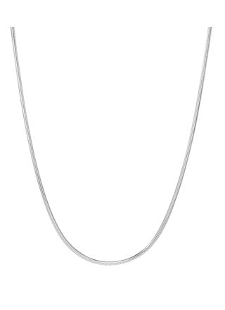 Lykka Basics snakechain silver 1 mm