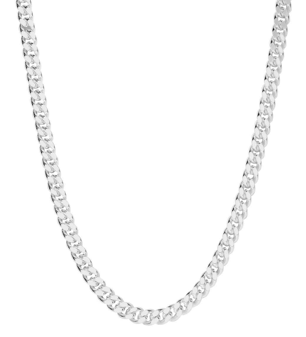 Lykka Basics curbchain silver 3,55 mm