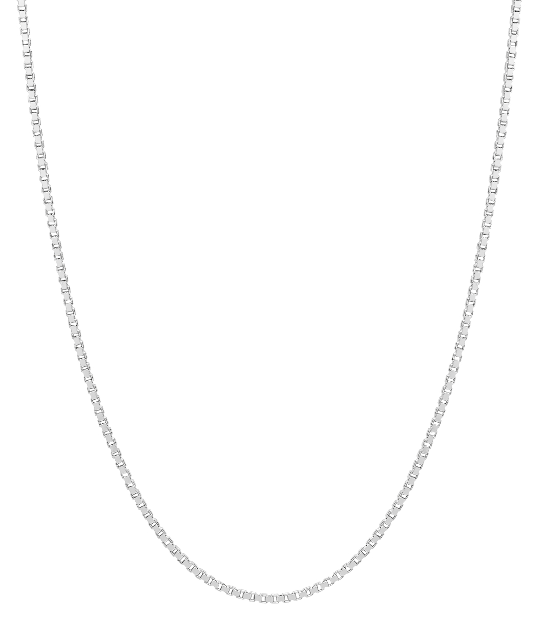 Lykka Basics box chain silver 0,95 mm  19 KVD 42.0 925