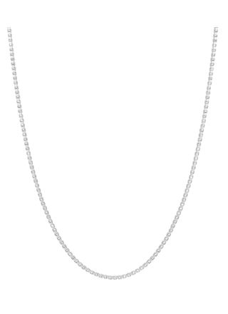 Lykka Basics box chain silver 0,95 mm