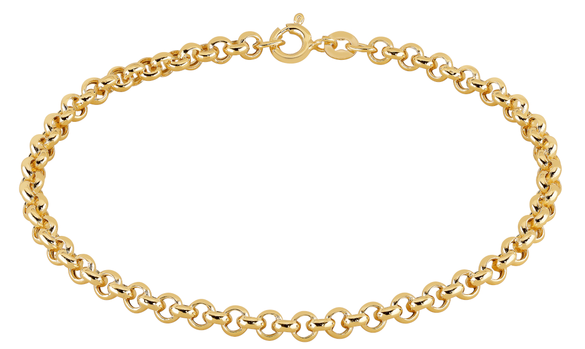 Lykka Basics cable chain yellow gold 3,8 mm 
