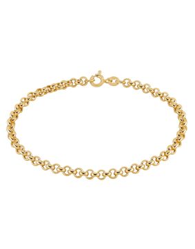 Lykken Basics cable chain yellow gold 3,8 mm