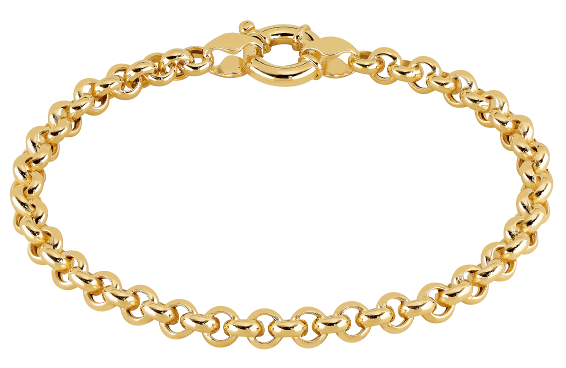 Lykka Basics cable chain yellow gold 5,3 mm