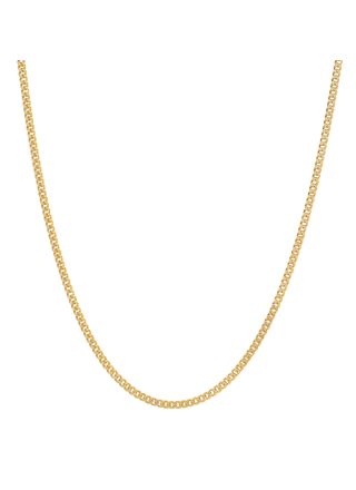 Lykka Basics curb chain yellow gold 1,4 mm