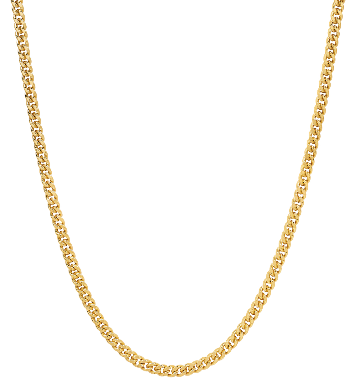 Lykka Basics curb chain yellow gold 2,1 mm
