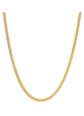 Lykka Basics curb chain yellow gold 2,1 mm