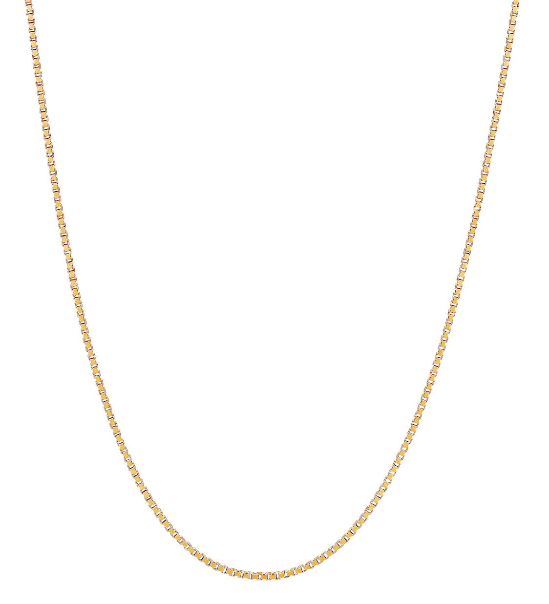 Lykka Basics box chain yellow gold 0,8 mm15 KVD 41.0 375 YG