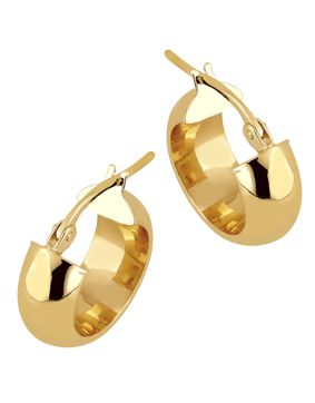 Lykken Casuals huggies yellow gold 10 mm