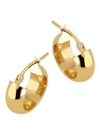 Lykka Casuals huggies yellow gold 10 mm